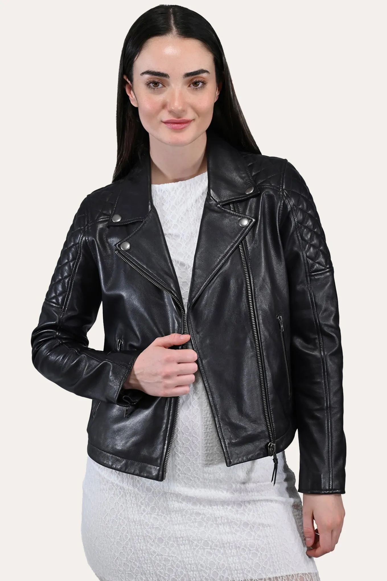 Leather Jackets^Frye Oxblood Biker Jacket