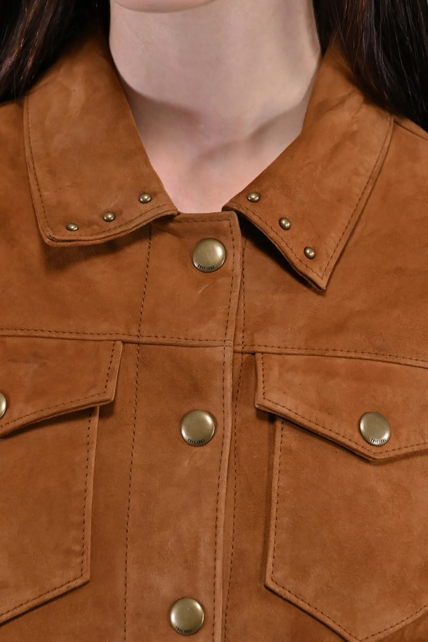 Leather Jackets^Frye Oxblood Fringed Jacket