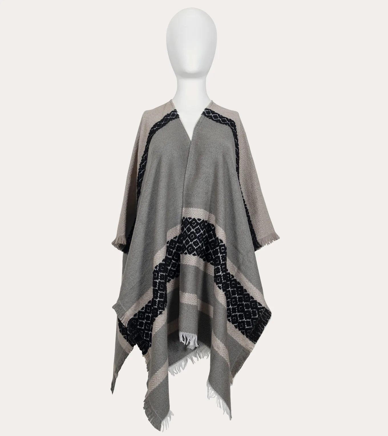 Cold Weather^Frye RUANA GREY