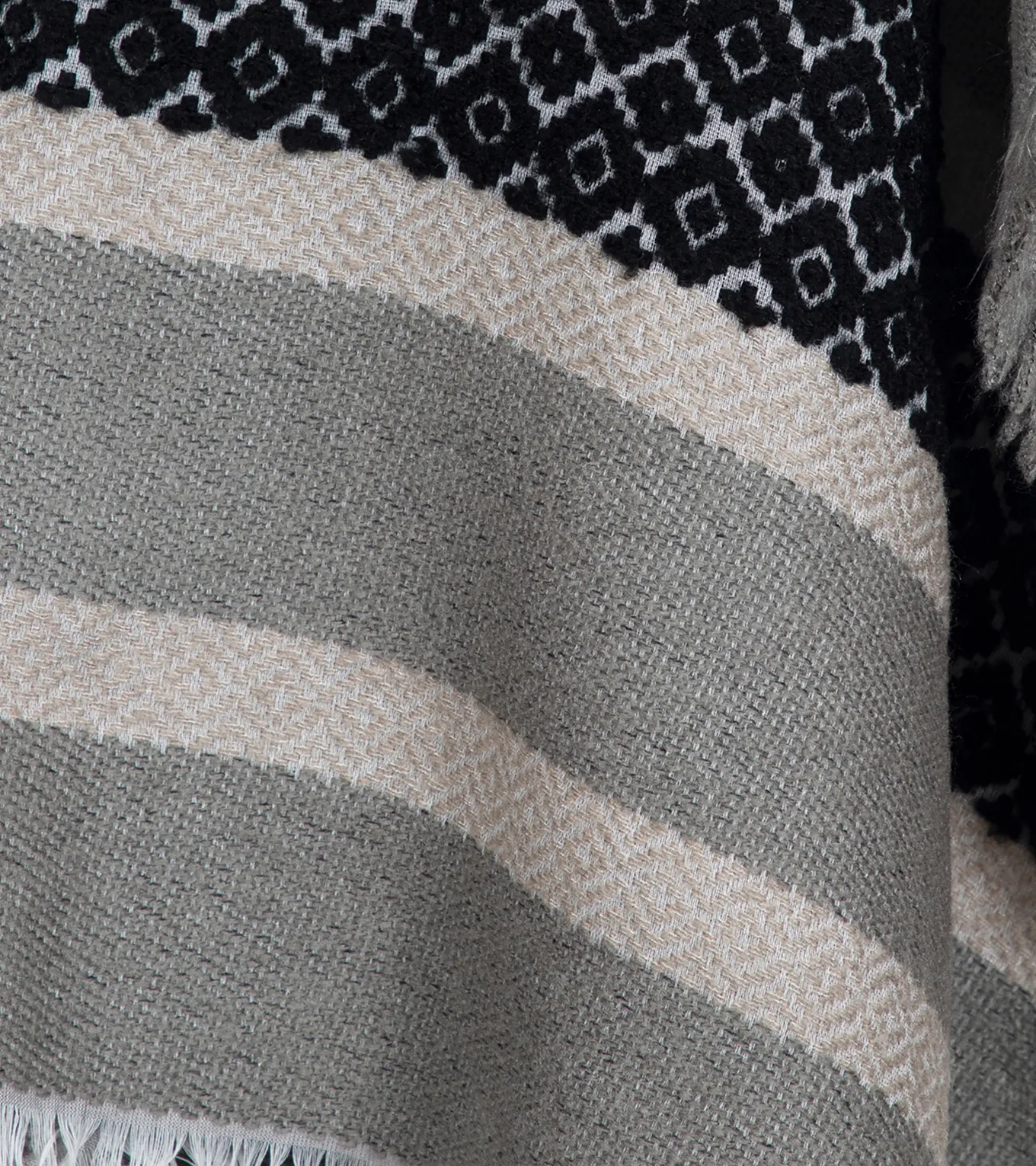 Cold Weather^Frye RUANA GREY