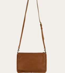 Handbags^Frye Sloan Whipstitch Wristlet Pouch COGNAC