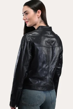 Leather Jackets^Frye Tobacco Cafe Racer Jacket