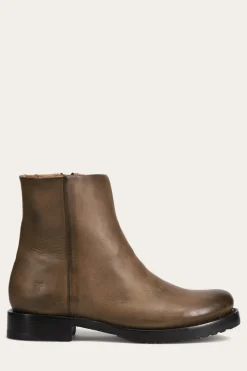 Booties^Frye Veronica Inside Zip